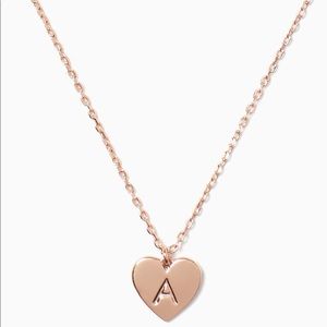 Initial “A” necklace